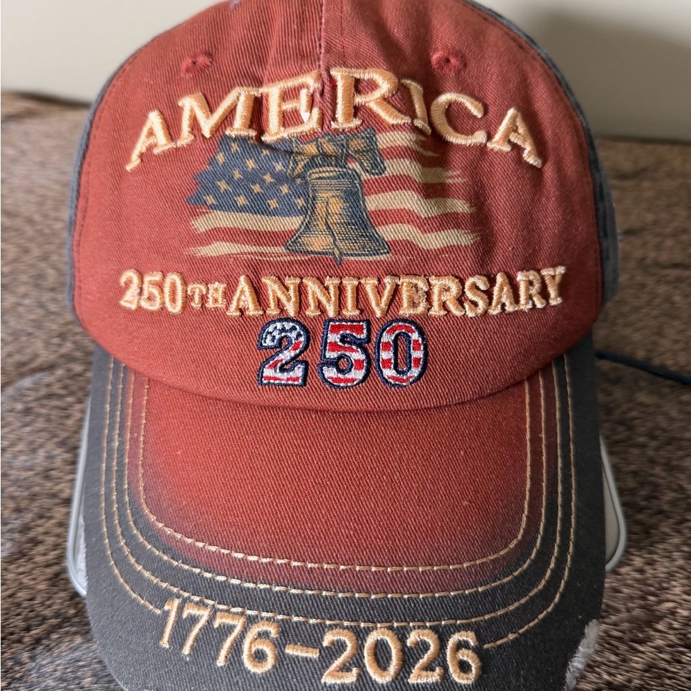 America 250th Anniversary Cap One Size Adjustable New